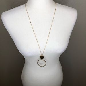 NWT! Homebody gunmetal beaded necklace set